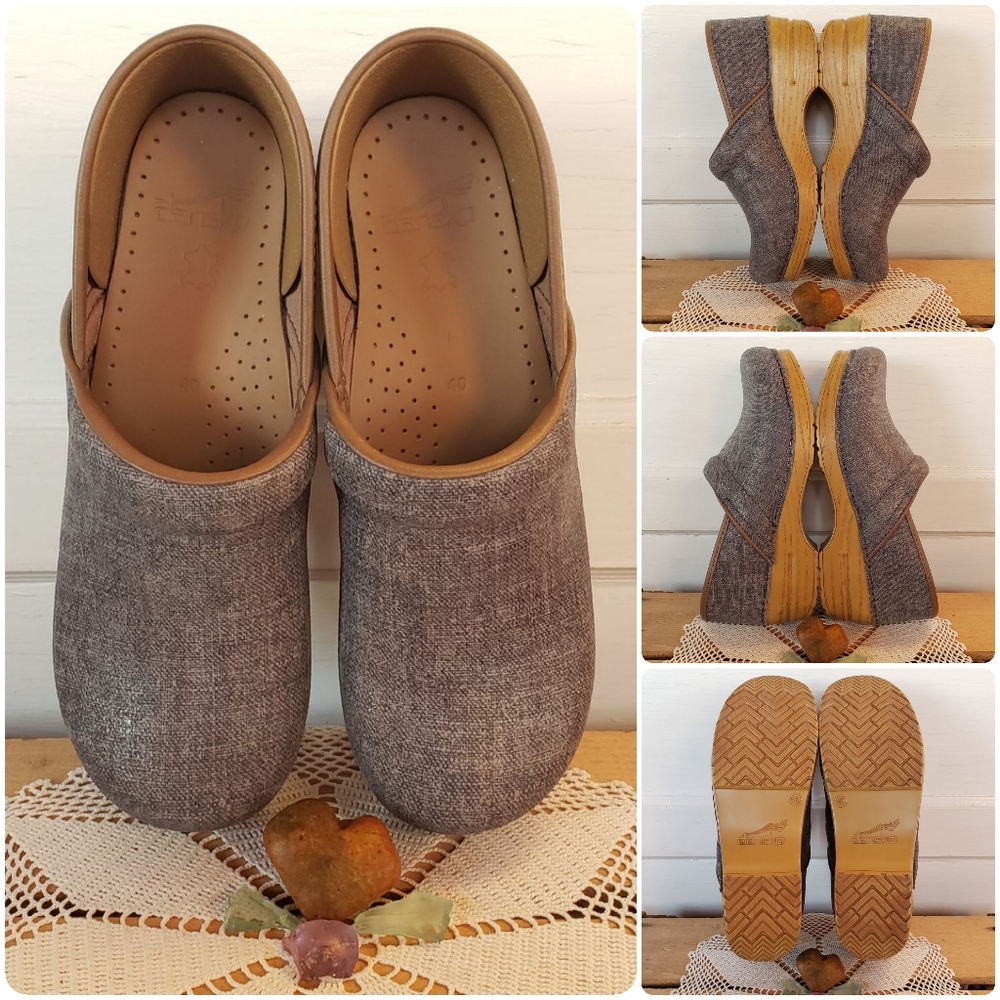 ⚘inQuire⚘AvaiLable!⚘Denim Dansko Pro Honey Clog Cottage Blue Burnished 38 39 40 - Picture 11 of 16